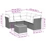 Set de sofás de jardín 6 pzas con cojines ratán sintético gris de , Conjuntos de jardín - Ref: Foro24-3255970, Precio: 440,79...