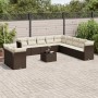 Set de sofás de jardín y cojines 12 pzas ratán sintético marrón de , Conjuntos de jardín - Ref: Foro24-3217893, Precio: 795,5...