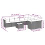 Set de sofás de jardín 10 pzas y cojines ratán sintético marrón de , Conjuntos de jardín - Ref: Foro24-3218183, Precio: 620,0...