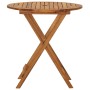 Comedor de jardín plegable 3 piezas madera maciza de acacia de vidaXL, Conjuntos de jardín - Ref: Foro24-3058256, Precio: 168...