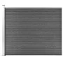 Schwarzes WPC-Zaunelement 175 x 146 cm von vidaXL, Zaunpaneele - Ref: Foro24-148985, Preis: 203,51 €, Rabatt: %