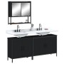 Juego de muebles de baño 3 pzas madera contrachapada negro de , Muebles de baño - Ref: Foro24-3214670, Precio: 158,68 €, Desc...