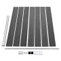 Schwarzes WPC-Zaunelement 175 x 146 cm von vidaXL, Zaunpaneele - Ref: Foro24-148985, Preis: 203,51 €, Rabatt: %