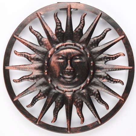 HI Lámpara solar LED de pared con diseño de sol 40x4 cm de , Iluminación de exterior - Ref: Foro24-429163, Precio: 23,34 €, D...