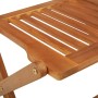 Comedor de jardín plegable 3 piezas madera maciza de acacia de vidaXL, Conjuntos de jardín - Ref: Foro24-3058256, Precio: 168...