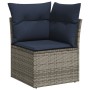 Set de sofás de jardín 10 pzas con cojines ratán sintético gris de , Conjuntos de jardín - Ref: Foro24-3256159, Precio: 728,8...