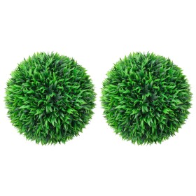 Bolas de boj artificial 2 unidades 38 cm de vidaXL, Flora artificial - Ref: Foro24-315474, Precio: 62,15 €, Descuento: %