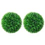 Bolas de boj artificial 2 unidades 38 cm de vidaXL, Flora artificial - Ref: Foro24-315474, Precio: 62,15 €, Descuento: %