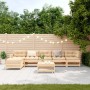 Juego de muebles de jardín 7 piezas madera maciza de pino de , Conjuntos de jardín - Ref: Foro24-3250616, Precio: 367,79 €, D...
