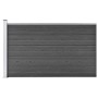 Panel de valla WPC negro 175x105 cm de vidaXL, Paneles de vallas - Ref: Foro24-148976, Precio: 143,78 €, Descuento: %