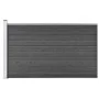 Panel de valla WPC negro 175x105 cm de vidaXL, Paneles de vallas - Ref: Foro24-148976, Precio: 157,93 €, Descuento: %