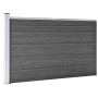Panel de valla WPC negro 175x105 cm de vidaXL, Paneles de vallas - Ref: Foro24-148976, Precio: 143,78 €, Descuento: %
