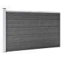 Panel de valla WPC negro 175x105 cm de vidaXL, Paneles de vallas - Ref: Foro24-148976, Precio: 157,93 €, Descuento: %