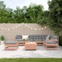 Juego de muebles jardín 8 pzas y cojines madera abeto Douglas de , Conjuntos de jardín - Ref: Foro24-3250586, Precio: 867,72 ...