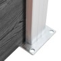 Panel de valla WPC negro 175x105 cm de vidaXL, Paneles de vallas - Ref: Foro24-148976, Precio: 143,78 €, Descuento: %