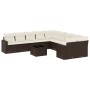 Set de sofás de jardín 11 pzas cojines ratán sintético marrón de , Conjuntos de jardín - Ref: Foro24-3219513, Precio: 720,48 ...