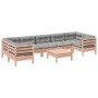 Set de sofás jardín 8 pzas con cojines madera de abeto Douglas de , Conjuntos de jardín - Ref: Foro24-3299340, Precio: 654,80...
