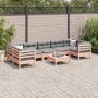 Set de sofás jardín 8 pzas con cojines madera de abeto Douglas de , Conjuntos de jardín - Ref: Foro24-3299340, Precio: 654,80...