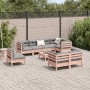 Set de sofás jardín 9 pzas con cojines madera de abeto Douglas de , Conjuntos de jardín - Ref: Foro24-3299517, Precio: 789,17...