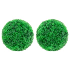 Bolas de boj artificial 2 unidades 22 cm de vidaXL, Flora artificial - Ref: Foro24-315478, Precio: 22,19 €, Descuento: %