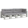 Cojines para palets 5 unidades tela gris de , Cojines para sillas y sofás - Ref: Foro24-3217135, Precio: 160,42 €, Descuento: %
