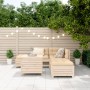 Juego de sofás de jardín 6 piezas madera maciza de pino de , Conjuntos de jardín - Ref: Foro24-3250696, Precio: 399,97 €, Des...