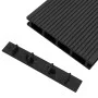 Tapas de extremo de plataforma 10 unidades plástico negro de vidaXL, Suelos y moquetas - Ref: Foro24-149003, Precio: 24,37 €,...