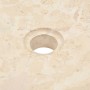 Mueble tocador madera teca maciza con lavabos de mármol crema de vidaXL, Tocadores de baño - Ref: Foro24-3058169, Precio: 478...