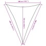 Toldo de vela triangular HDPE naranja 160 g/m² 3x4x4 m de , Sombrillas - Ref: Foro24-311695, Precio: 23,86 €, Descuento: %