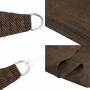 Toldo de vela trapecio HDPE marrón 160 g/m² 4/5x4 m de , Sombrillas - Ref: Foro24-311821, Precio: 51,20 €, Descuento: %