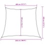 Toldo de vela trapecio HDPE marrón 160 g/m² 4/5x4 m de , Sombrillas - Ref: Foro24-311821, Precio: 51,20 €, Descuento: %