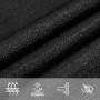 Toldo de vela triangular HDPE negro 160 g/m² 5x7x7 m de , Sombrillas - Ref: Foro24-311759, Precio: 55,44 €, Descuento: %