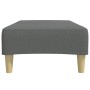Reposapiés de tela gris oscuro 77x55x31 cm de , Otomanas - Ref: Foro24-4007372, Precio: 69,61 €, Descuento: %