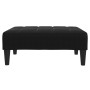 Reposapiés de terciopelo negro 77x55x31 cm de , Otomanas - Ref: Foro24-4007387, Precio: 68,72 €, Descuento: %