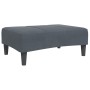 Sofá cama de 2 plazas con taburete terciopelo gris oscuro de , Sofás - Ref: Foro24-3258117, Precio: 339,51 €, Descuento: %