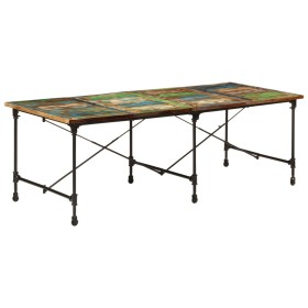 Mesa de comedor madera maciza reciclada 220x90x77 cm de , Mesas de cocina y de comedor - Ref: Foro24-358883, Precio: 338,59 €...