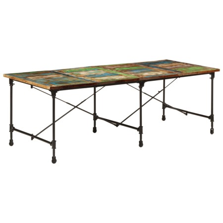 Mesa de comedor madera maciza reciclada 220x90x77 cm de , Mesas de cocina y de comedor - Ref: Foro24-358883, Precio: 338,59 €...