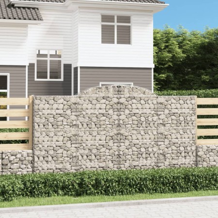 Cestas de gaviones 12 uds forma de arco hierro 300x30x160/180cm de , Maceteros y jardineras - Ref: Foro24-3146585, Precio: 1,...