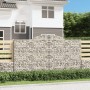Cestas de gaviones 12 uds forma de arco hierro 300x30x160/180cm de , Maceteros y jardineras - Ref: Foro24-3146585, Precio: 1,...