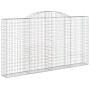Cestas de gaviones 12 uds forma de arco hierro 300x30x160/180cm de , Maceteros y jardineras - Ref: Foro24-3146585, Precio: 1,...