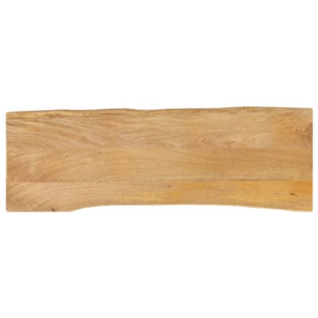 Tablero de mesa borde natural madera maciza mango 110x40x2,5 cm de , Tableros para mesas - Ref: Foro24-370709, Precio: 62,51 ...