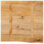Tablero de mesa borde natural madera maciza mango 60x60x2,5 cm de , Tableros para mesas - Ref: Foro24-370450, Precio: 61,77 €...