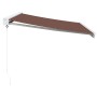 Toldo retráctil manual marrón 350x250 cm de , Toldos - Ref: Foro24-3215719, Precio: 820,39 €, Descuento: %