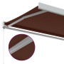 Toldo retráctil manual marrón 350x250 cm de , Toldos - Ref: Foro24-3215719, Precio: 820,39 €, Descuento: %