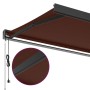 Toldo retráctil automático burdeos 300x250 cm de , Toldos - Ref: Foro24-3215733, Precio: 511,12 €, Descuento: %