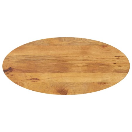 Tablero de mesa ovalado madera maciza de mango 110x40x3,8 cm de , Tableros para mesas - Ref: Foro24-370871, Precio: 68,27 €, ...