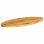 Tablero de mesa ovalado madera maciza de mango 110x40x3,8 cm de , Tableros para mesas - Ref: Foro24-370871, Precio: 68,27 €, ...