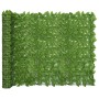 Toldo para balcón con hojas verde 400x150 cm de vidaXL, Sombrillas - Ref: Foro24-315504, Precio: 57,93 €, Descuento: %