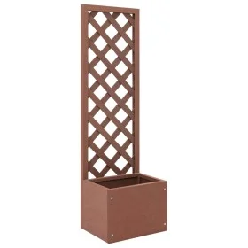 Jardinera enrejada WPC 40x30x135 cm de vidaXL, Maceteros y jardineras - Ref: Foro24-149020, Precio: 90,05 €, Descuento: %