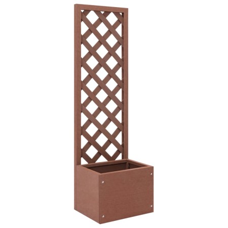 Jardinera enrejada WPC 40x30x135 cm de vidaXL, Maceteros y jardineras - Ref: Foro24-149020, Precio: 90,70 €, Descuento: %